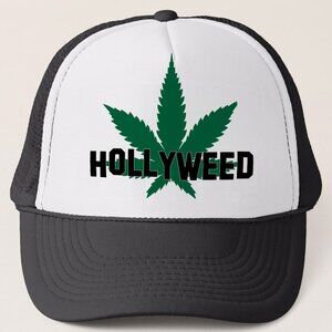 i love hot cowboys black trucker hat-2